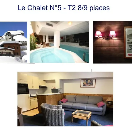 Le - Piscine 5 - 2 Pieces Pour 9 Personnes Mae-8714 アパート グレット